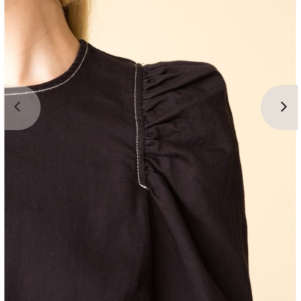 Ulla Johnson Black Blouse